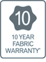 Warranty 10Year Fabric - Dawn Interior Blockout Range