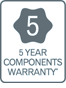 Warranty 5Year Components - Mandalay Interior Blind Range